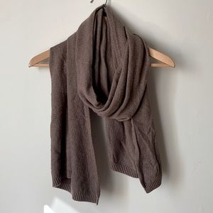 CHARTER CLUB | simple brown scarf